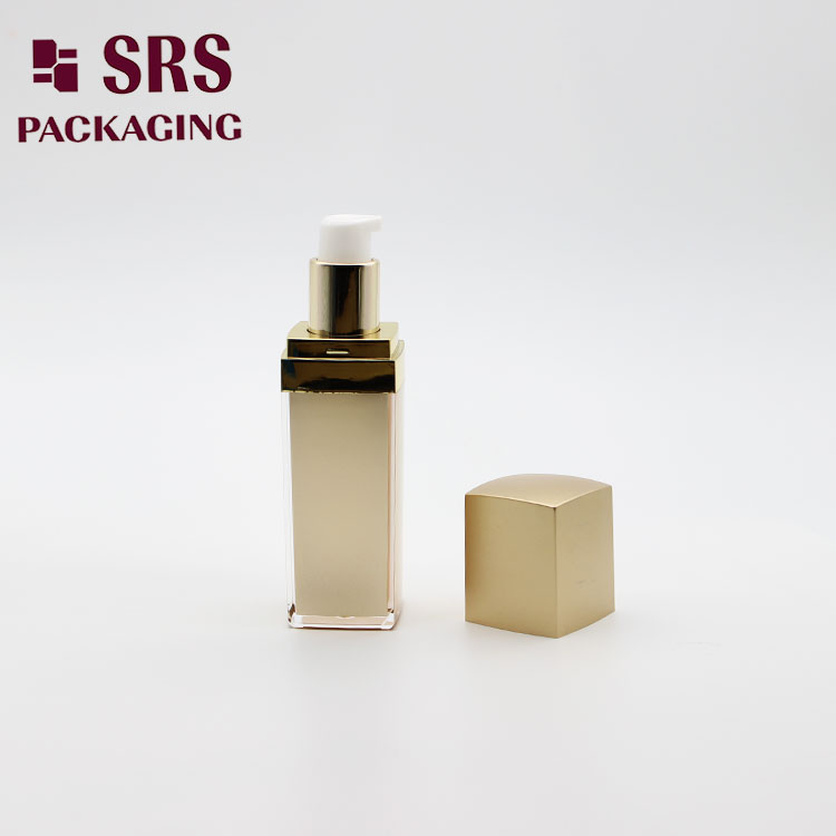 L050 Square Skin Care Cosmetic Container 50ml 100ml Acrylic Lotion Bottle