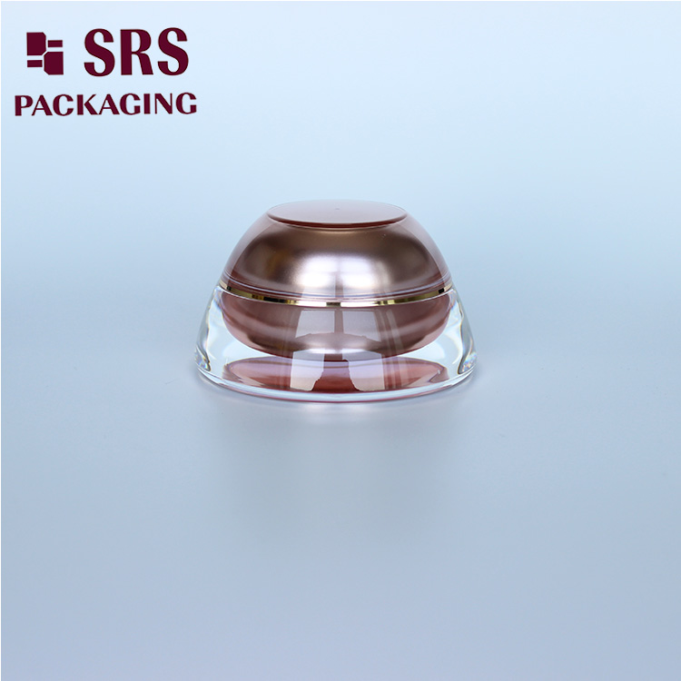 J032 SRS Cosmetic Rose Gold Cosmetic Acrylic 30g Jar