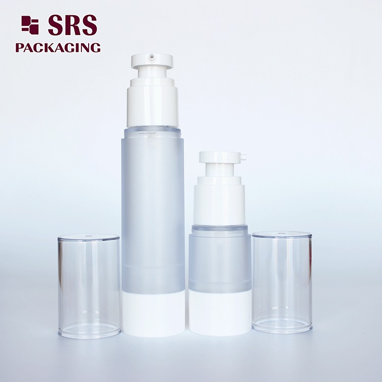 A027 SRS Packaging Empty Plastic Airless Lotion Bottle