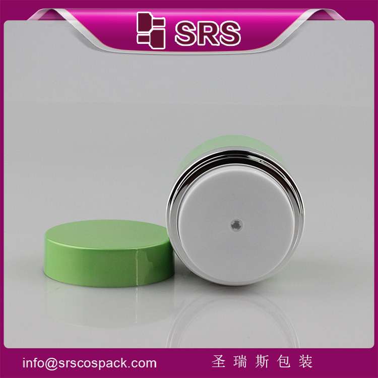 A100 double wall airless pump cream acrylic jar