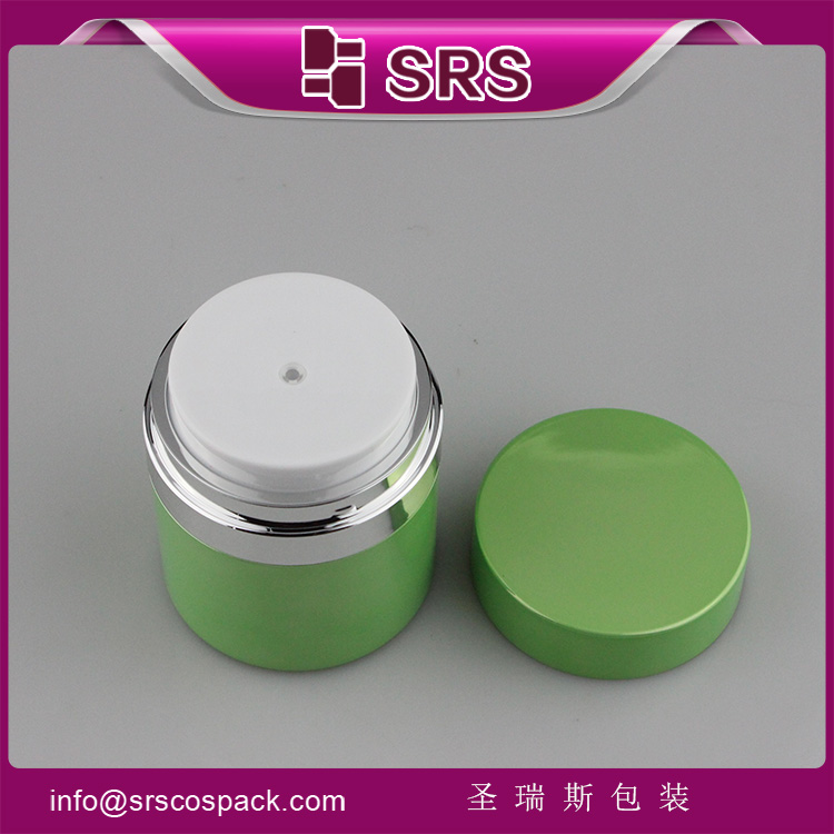 A100 double wall airless pump cream acrylic jar