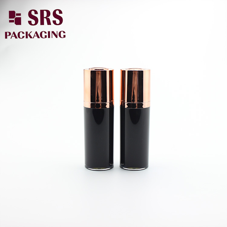 A020 plastic round rotary airless cosmetic bottle 30ml