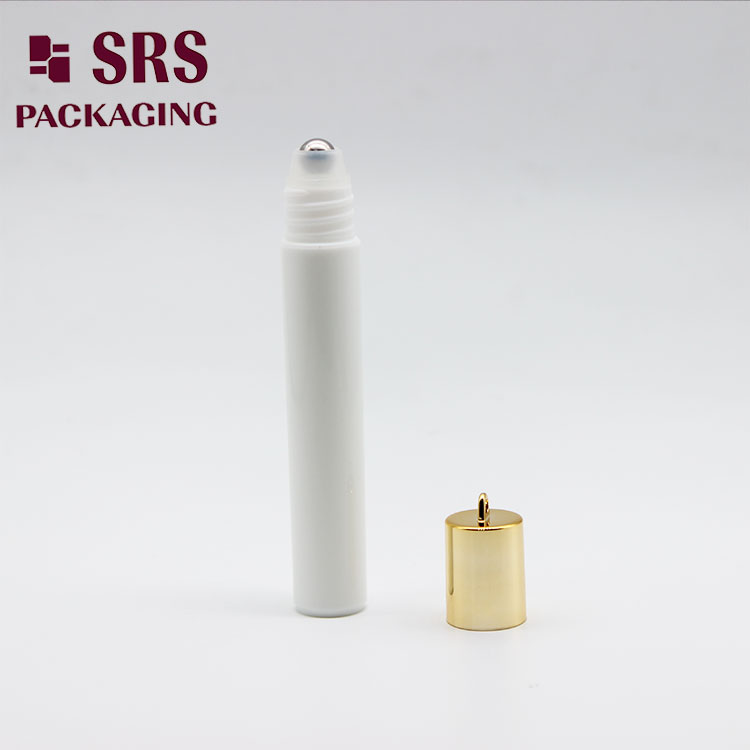 8ml Plastic Cosmetic Pocket Empty Perfume Roller Bottle with hook