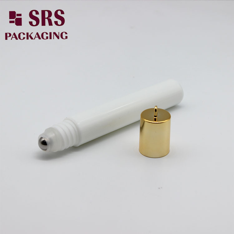 8ml Plastic Cosmetic Pocket Empty Perfume Roller Bottle with hook