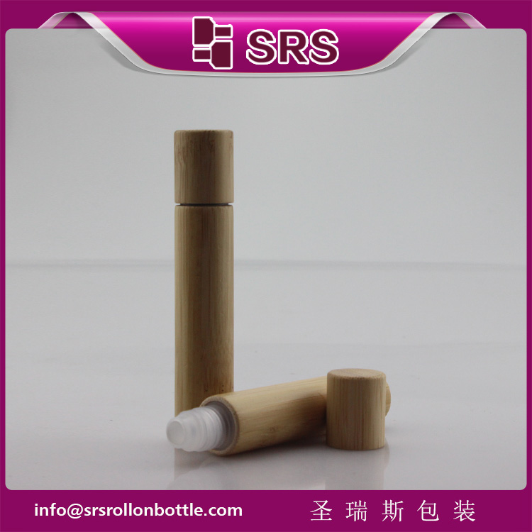 SRS Cosmetic 8ml Bamboo Roll on Bottle for Eye Cream