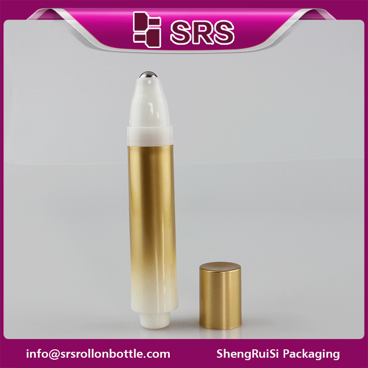 empty plastic airless 10ml frost roll on bottle