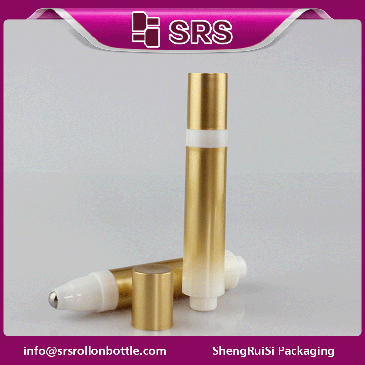 empty plastic airless 10ml frost roll on bottle