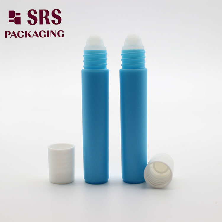 SRS New Product Blue Color 7ml Bottle Roll on Plastic