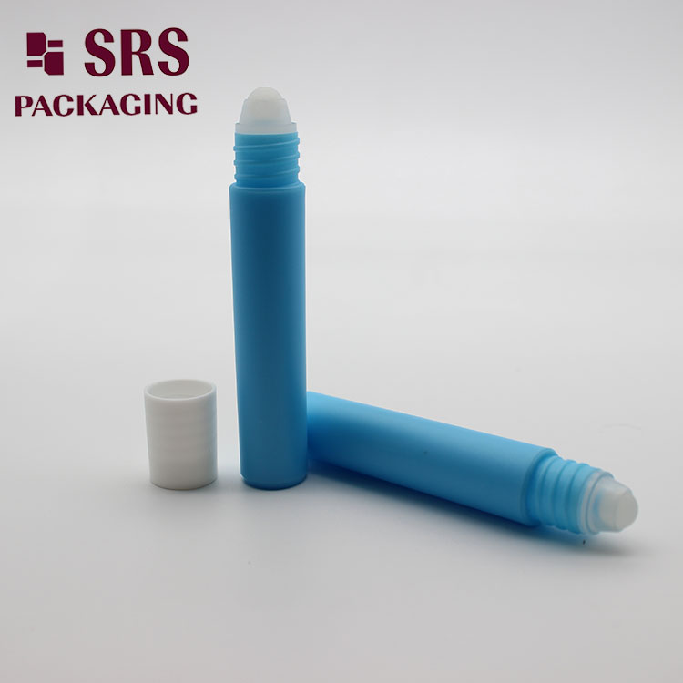 SRS New Product Blue Color 7ml Bottle Roll on Plastic