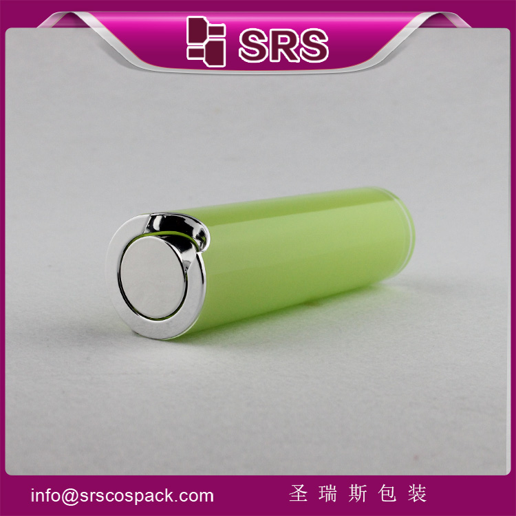 A021 SRS acrylic round no cap 15 ml airless bottle