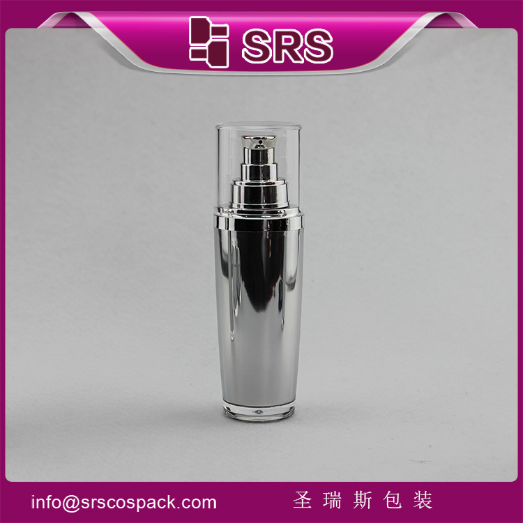 L041 empty acrylic cosmtic pump lotion bottle 