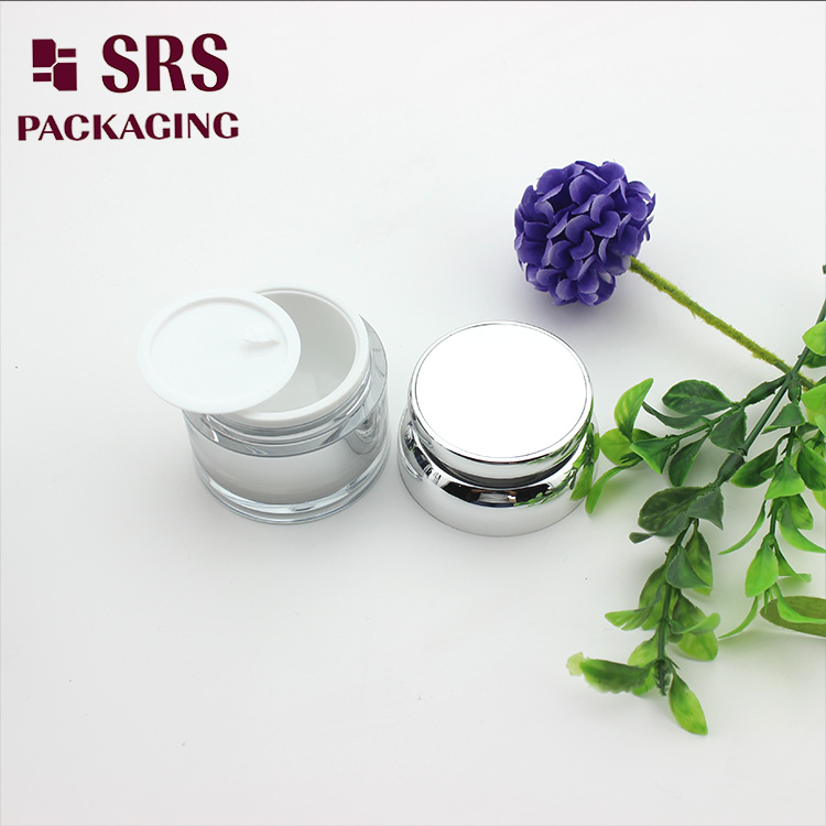 J316 Professinal round shape luxury cosmetics cream empty acrylic jar