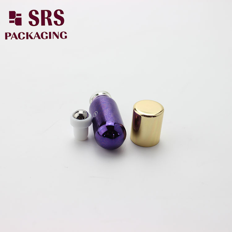 purple Pocket 3ml Mini Perfume Roll on Bottle Glass