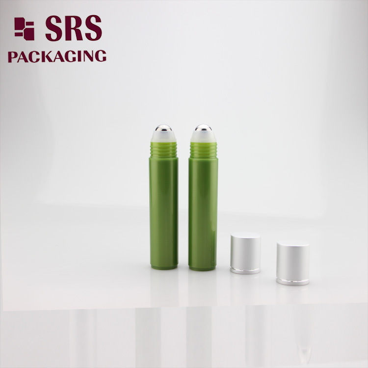 cylinder empty 35ml roll ball bottle with steel roller