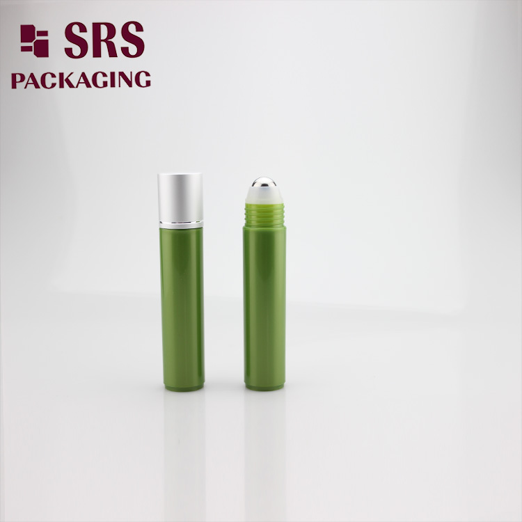 cylinder empty 35ml roll ball bottle with steel roller