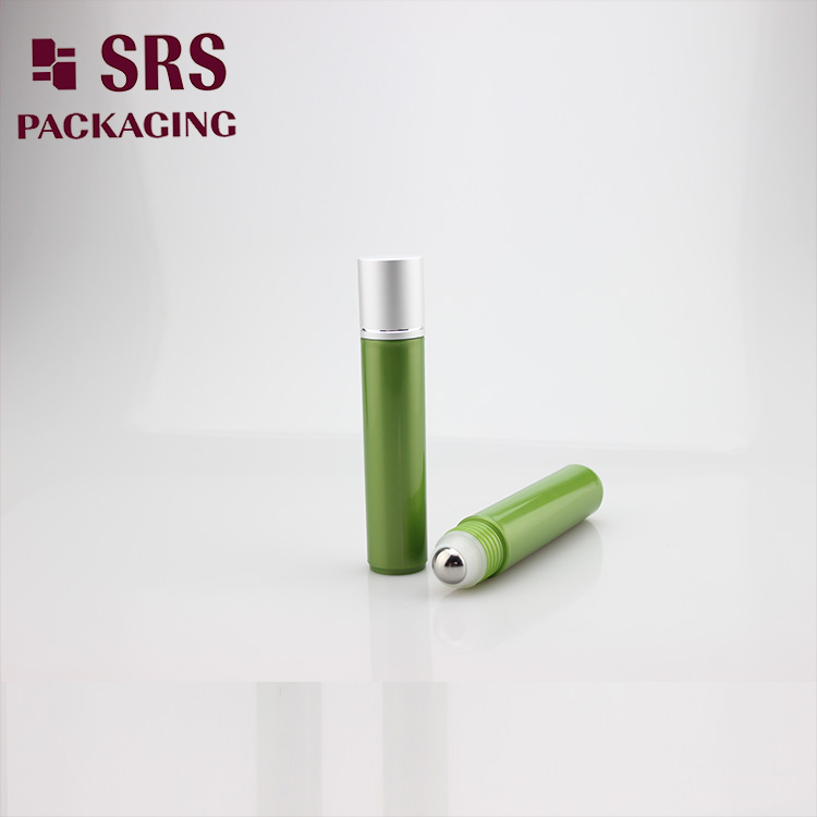 cylinder empty 35ml roll ball bottle with steel roller