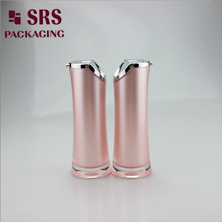 A093 Round Waist Airless Bottle 30ml 50ml Skin Care Lotion Bottle