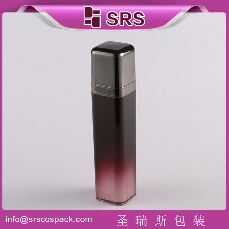 A056 acrylic Square Cosmetic 15ml 30ml 50ml Airless Pump Bottle