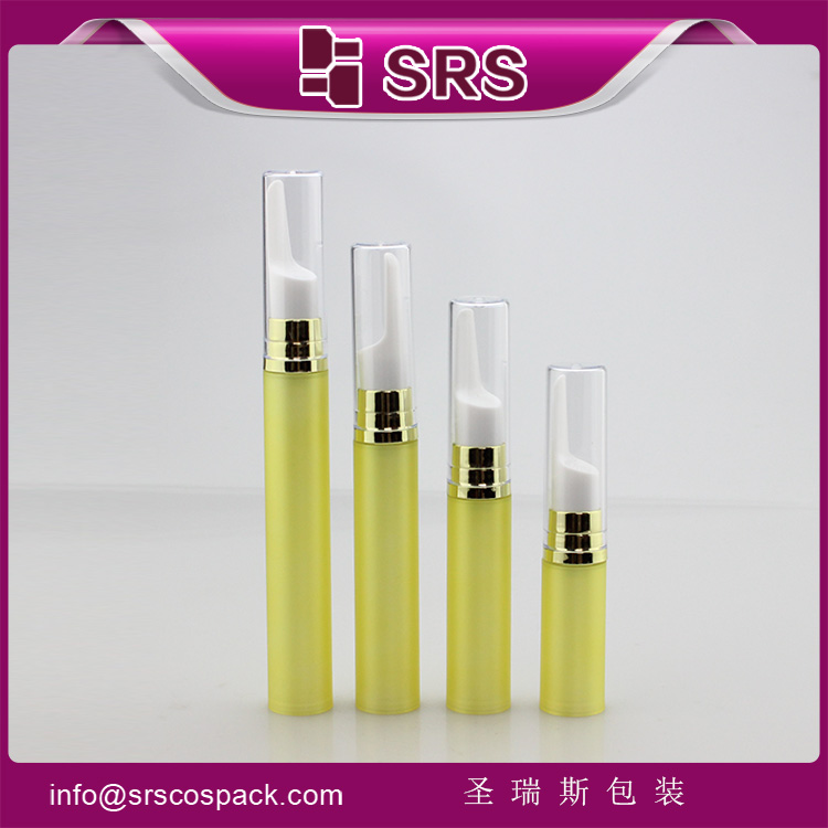 A003B AS material round airless pump eye cream pocket bottle small volume