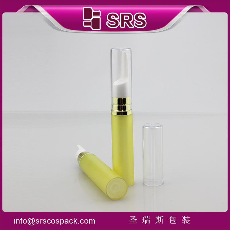 A003B AS material round airless pump eye cream pocket bottle small volume