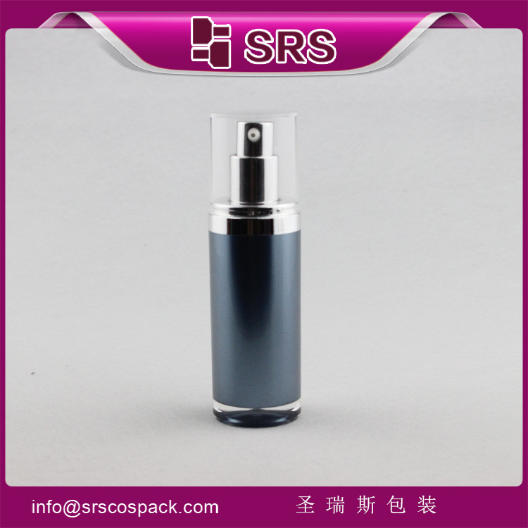 A023  plastic 50ml airless cosmetic bottle for lotion