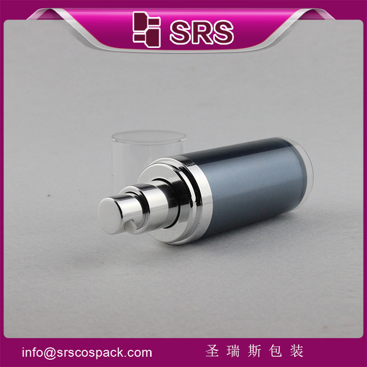 A023  plastic 50ml airless cosmetic bottle for lotion