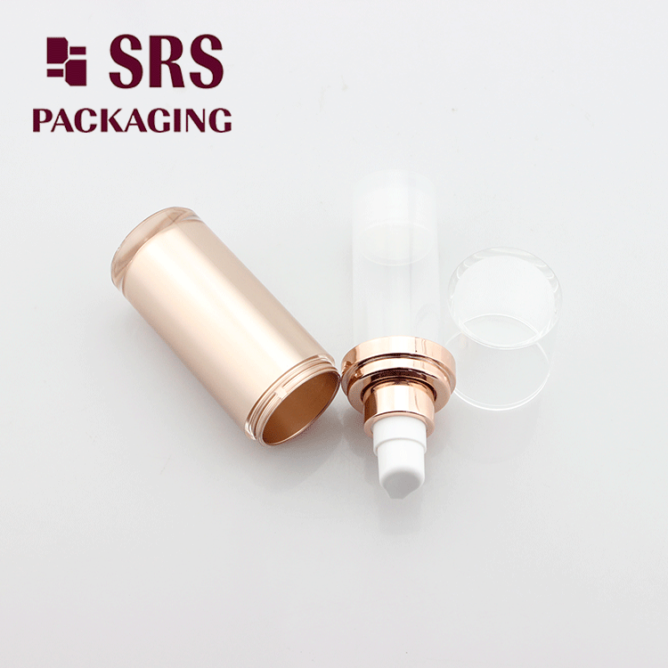 A301 China factory acrylic round lotion bottle with airless pump 