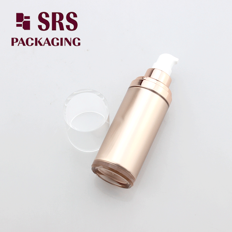 A301 China factory acrylic round lotion bottle with airless pump 