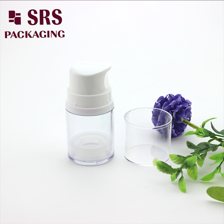 A0215 big airless bottle 50ml 120ml 180ml ice cream mask plastic clear packaging