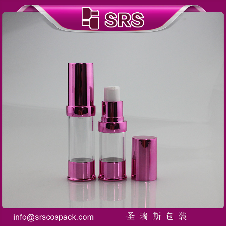 A0214  plastic airless BB cream makeup empty bottle with pump