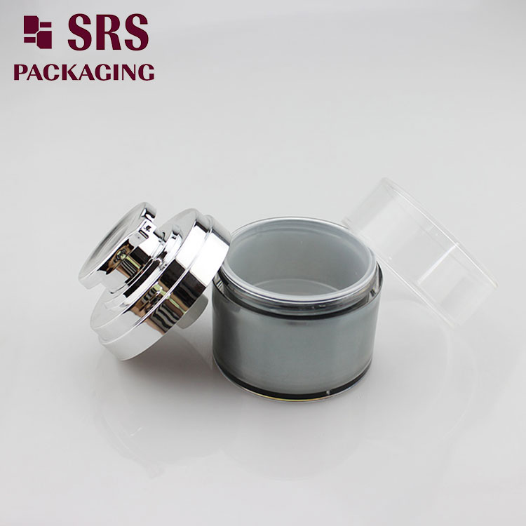 A103 30ml 50ml 70ml plastic airless acrylic cosmetic packaging cream jar