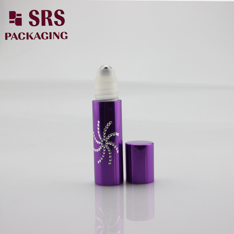 5ml aluminum Hair Tonic use roll on small bottle with steel ball