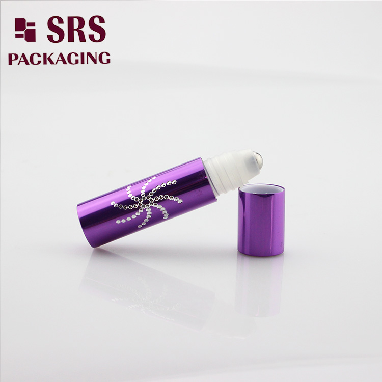 5ml aluminum Hair Tonic use roll on small bottle with steel ball