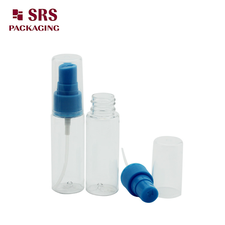 empty 30ml Transparent Pet Plastic Atomizer Mist Sprayer Bottle
