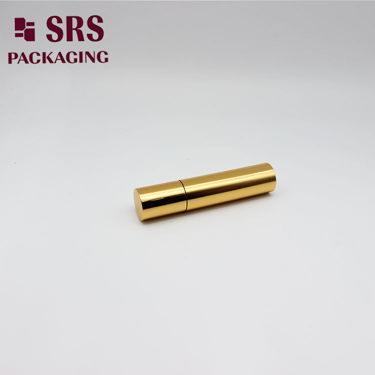 empty gold Aluminum Roll on Bottle 10ml Cosmetic Container