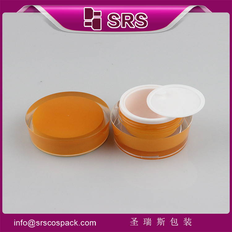 J030 cone shape acrylic jar for facial cream