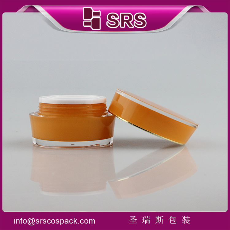 J030 cone shape acrylic jar for facial cream