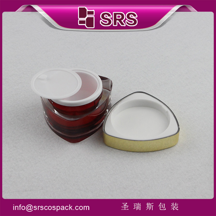 J080 Cosmetic acrylic cream 10ml 15ml jar