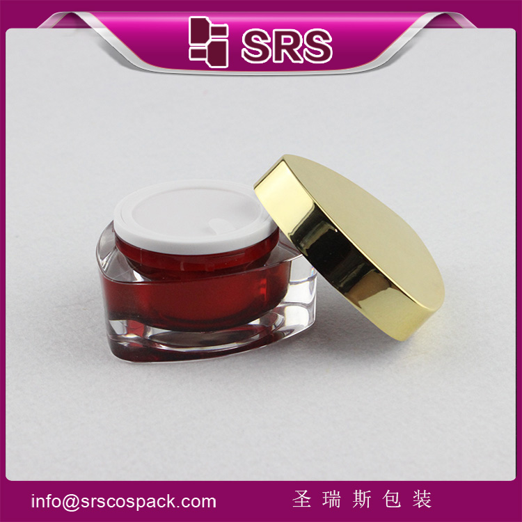 J080 Cosmetic acrylic cream 10ml 15ml jar