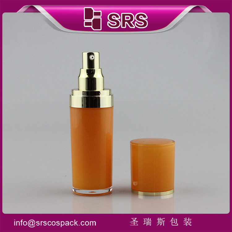 L030 Acrylic 50ml cone shape cosmetic lotion bottles