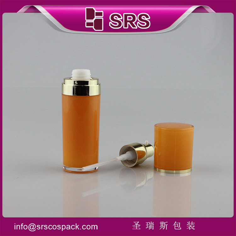 L030 Acrylic 50ml cone shape cosmetic lotion bottles