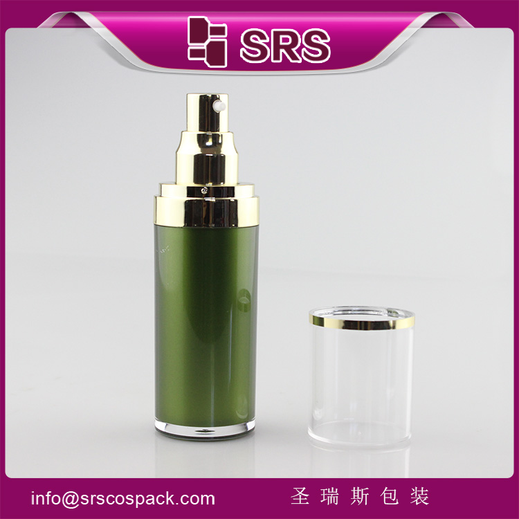 L023 Round Shape acrylic 15ml 30ml 50ml 100ml 120ml Plastic skin whitening lotion Bottle