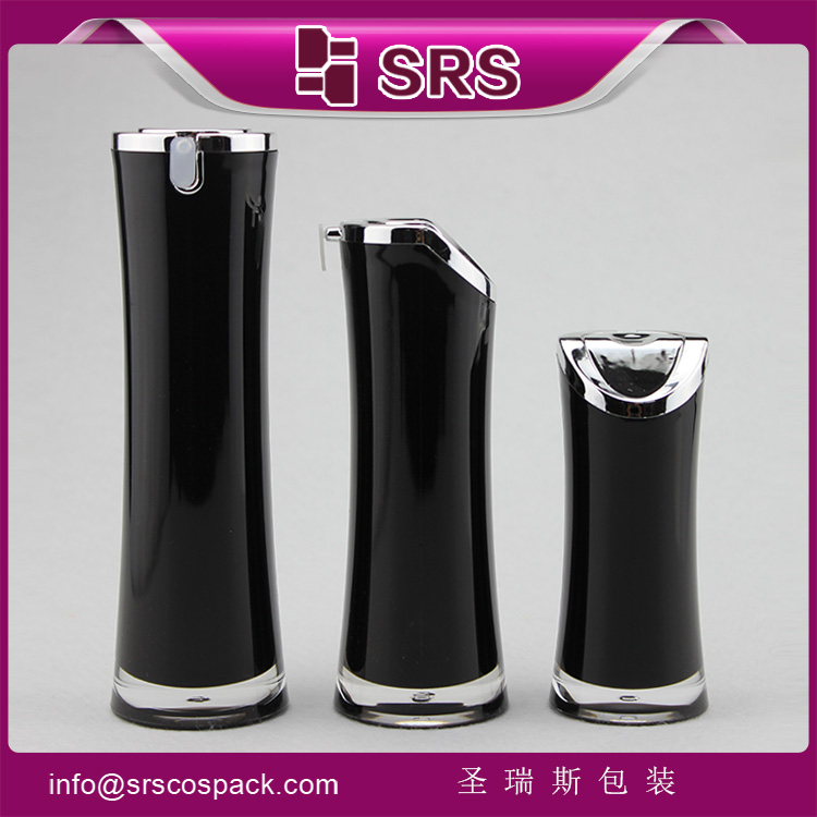 L092 Fancy cosmetic 15ml 30ml 50ml acrylic lotion pump bottle