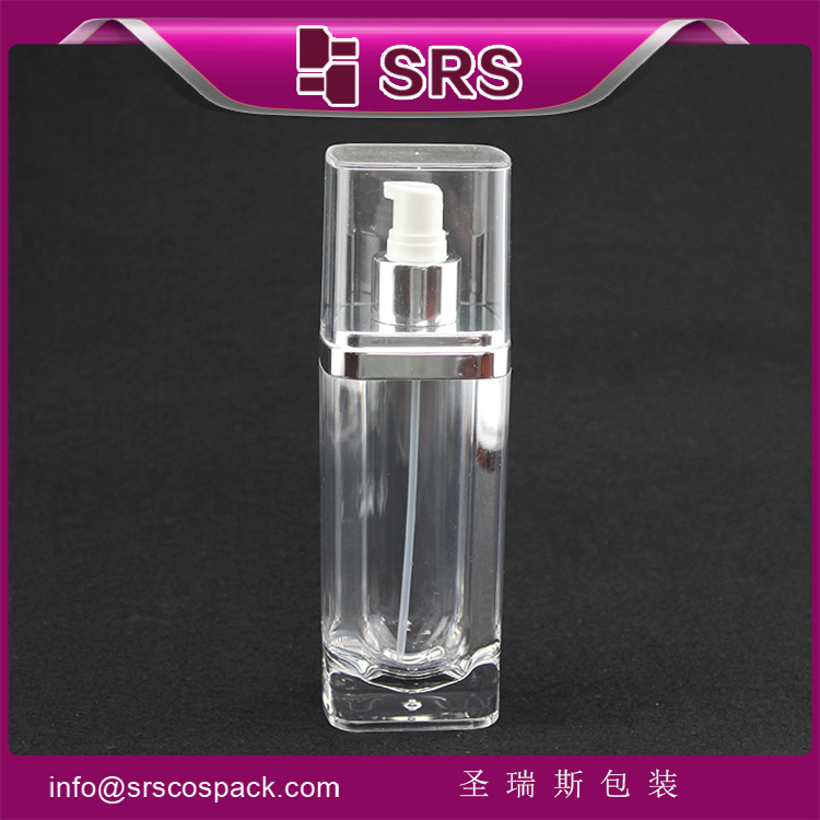 L051 double wall acrylic pump lotion 15ml 30ml 60ml 120ml bottle 