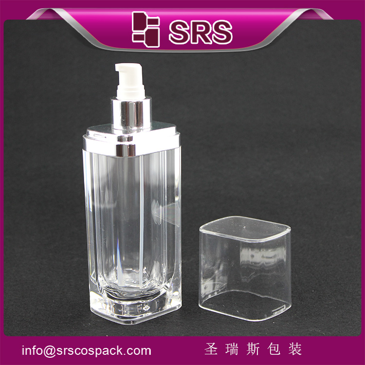 L051 double wall acrylic pump lotion 15ml 30ml 60ml 120ml bottle 