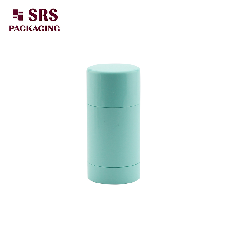 D042 empty Plastic Cosmetic Green Color 75g Deodorant Bottle