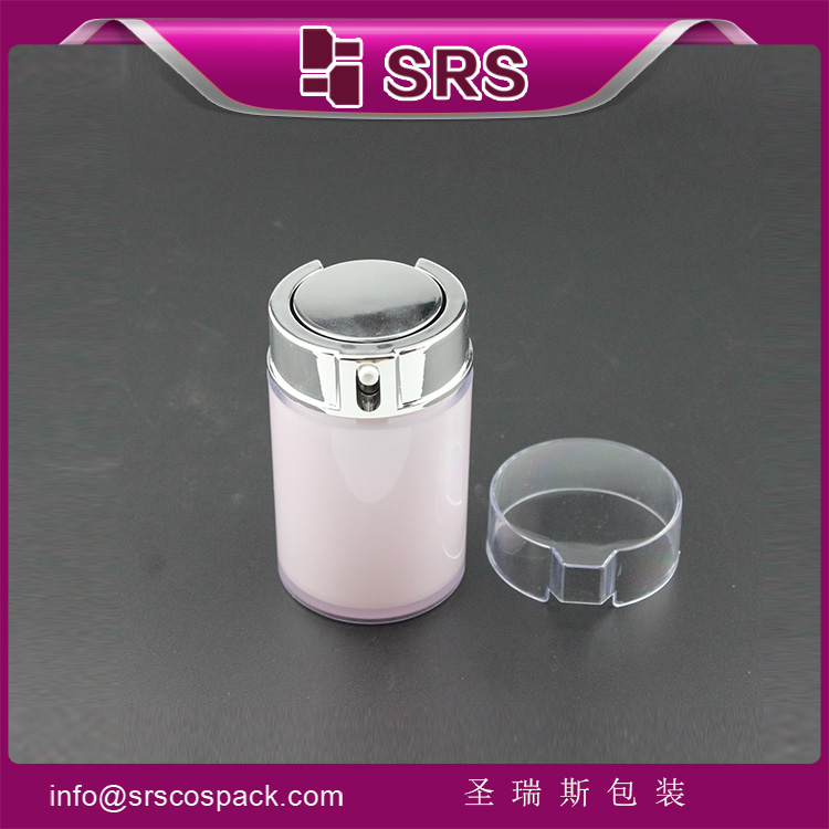 A101 round 30ml 50ml acrylic airless jar with lid