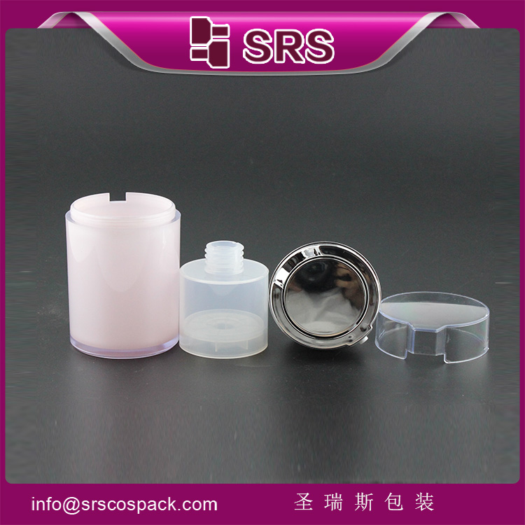 A101 round 30ml 50ml acrylic airless jar with lid