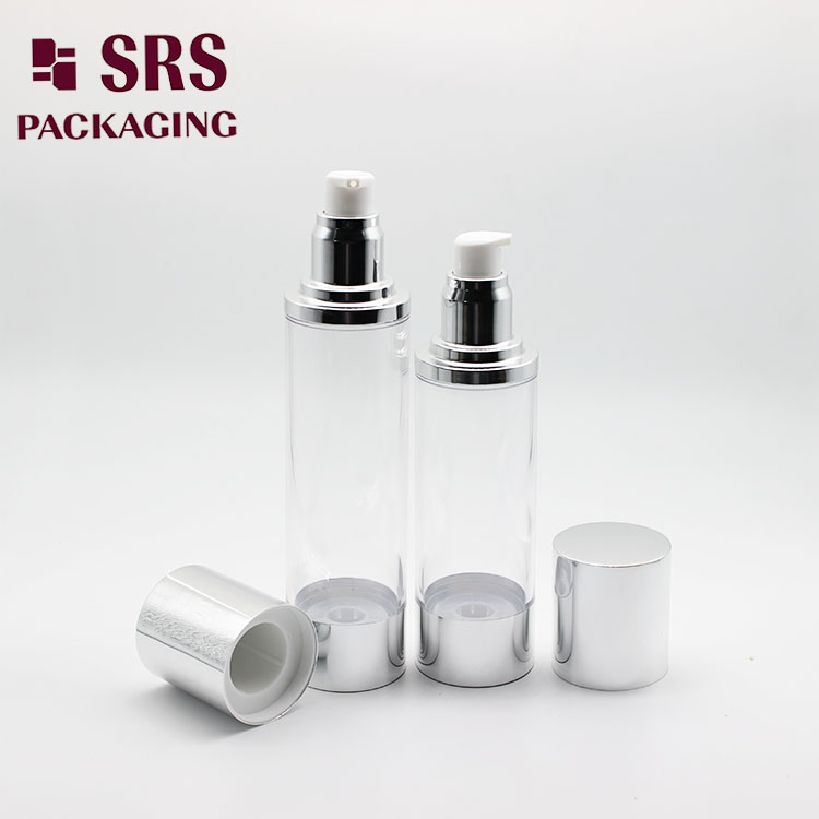 A022B 15ml 30ml 50ml 80ml 100ml 120ml 200ml Aluminum Airless Lotion Bottle