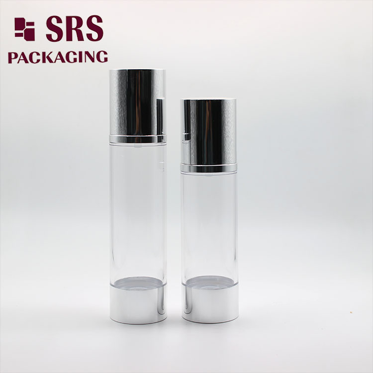 A022B 15ml 30ml 50ml 80ml 100ml 120ml 200ml Aluminum Airless Lotion Bottle